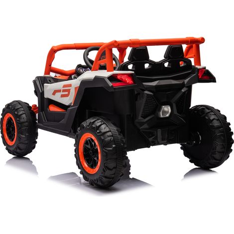 Voiture électrique enfant 12V UTV, 2 places, télécommande parentale, suspension et mode bascule, dès 3 à 6 ans (1/5)