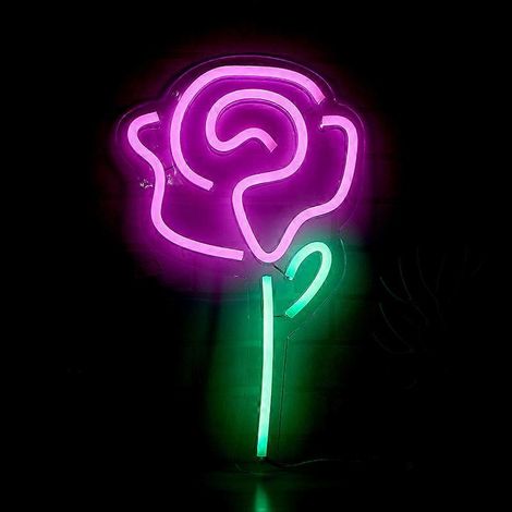 Panneau arrière néon LED gamme complète panneau arrière transparent en acrylique néon panneau arrière néon LED néon rose (1/5)