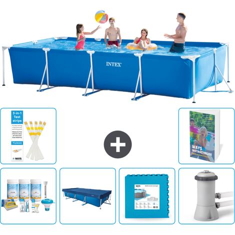 Intex Piscina con struttura Rettangolare - 450x220x84 cm - 7-pezzi  S66 (1/5)