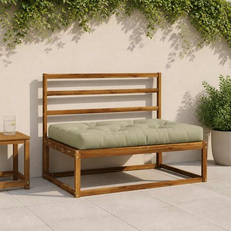 vidaXL Cojín para Pallet VIANEN 100% Poliéster Verde claro (1/5)
