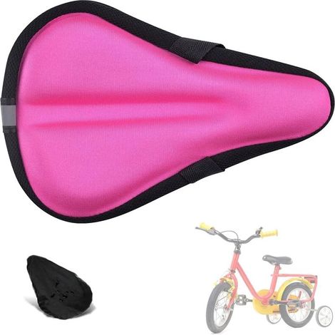 Housse de coussin de selle de vélo en gel pour enfants, garçon et fille, coussin de selle extra doux en mousse à mémoire de forme (1/5)