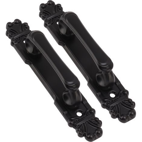 Stück schwarze, robuste Türgriffe, einfache Montage, modisches Design, 165 mm (6,5 Zoll) Länge (1/5)