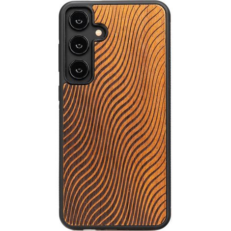 Custodia in legno Bewood per Samsung Galaxy S24 Plus WAVES MERBAU (1/4)
