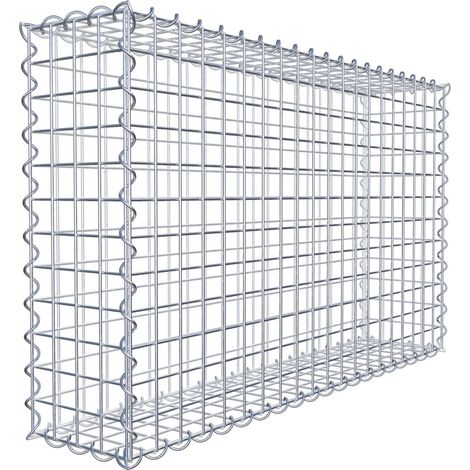 Gabiondeco - Gabion 100 cm x 60 cm x 20 cm (L x H x P). mailles 5 x 5 cm. Spirale - Made in Germany (1/5)