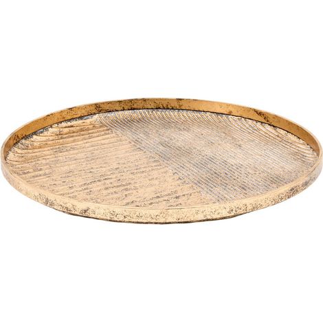 Centro de mesa Raquel redondo, 48,5 cm de diámetro, dorado - Atmosphera créateur d'intérieur (1/2)