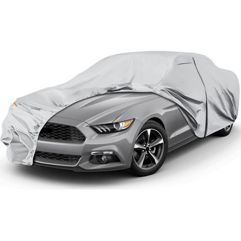 Autoabdeckung Wasserdicht für Ford Mustang 2005-2025, Allwetter Schutzgarage mit Reißverschluss (1/5)