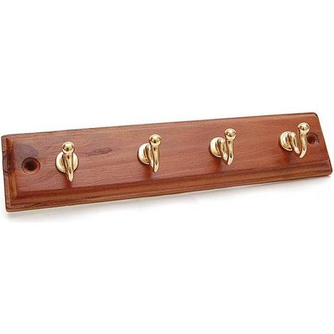 5 x APPENDIABITI HOLZ 4 POSTI 235X50 MM NOCE ORO