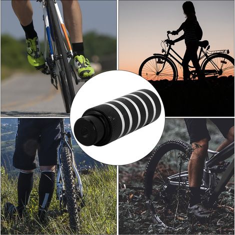 Pédales de vélo en métal résistantes pour repose-pieds arrière, accessoires vélo noir (1/5)