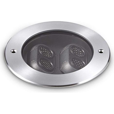 Tecnico Moderno Taurus Alluminio Cromo Led 10W 3000K Luce Calda (1/2)