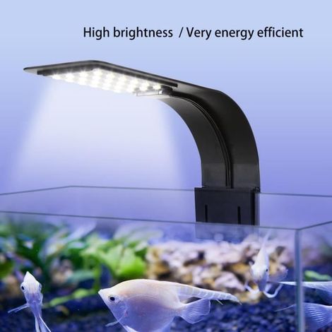Lampe d\'aquarium - Super Slim - 10W - Blanc - 22x14 cm - Éclairage créatif (1/4)