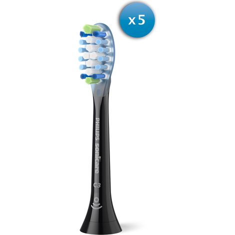 Philips - Sonicare Premium Plaque Defense - Black - 4+1 pcs