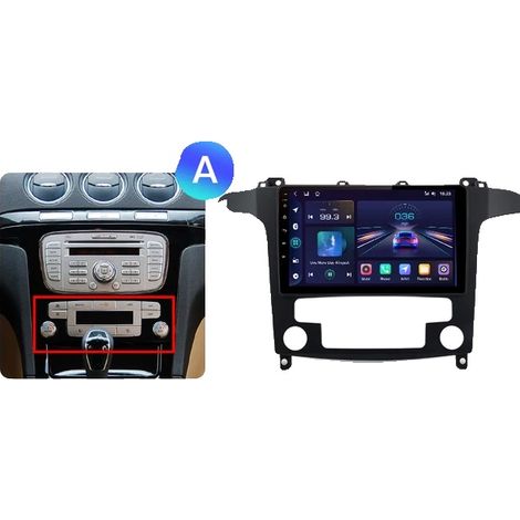 Radio de voiture Ford S Max S-MAX, Contrôle vocal AI, Carplay et 4G (1/2)