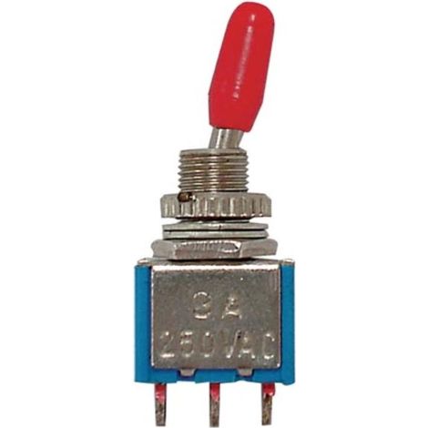Interruttore a levetta spdt verticale on-on - tipo economico (1/4)