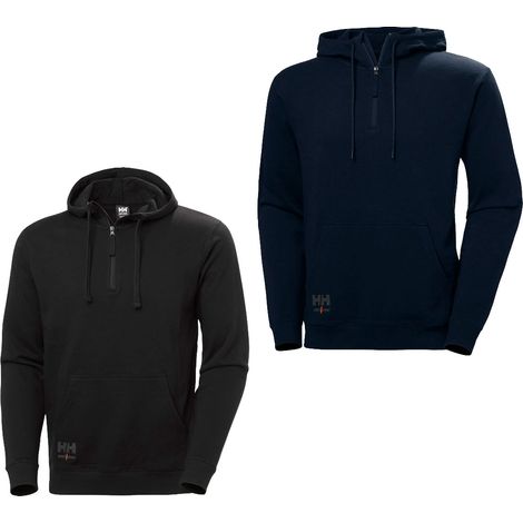 Helly Hansen Essential 79330 Sweatshirt mit halbem Reißverschluss - XL - Blau