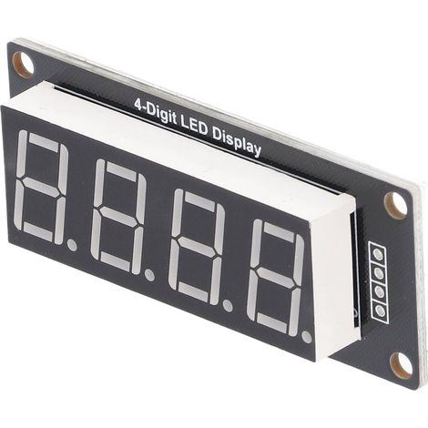 Module d'affichage numérique à segments LED 4 bits 7 segments, 4 pièces, pour circuit imprimé, 0,56 pouce, MRA172E, jaune (1/5)