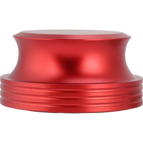 Pince de serrage en aluminium durable pour disques vinyles LP, stabilisateur de disque métallique (rouge)