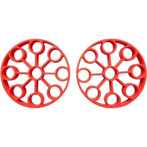 2 supports de cuisson à la vapeur pour œufs, 9 trous, grille à œufs, outil de préparation de repas. (1/4)