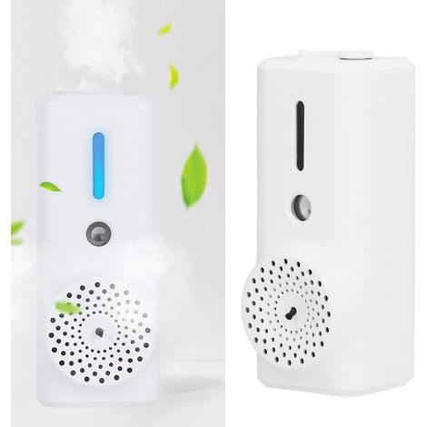 Humidificateur à brume de 45 ml, purificateur d'air à 12 millions d'ions négatifs, purificateur d'air portable pour voiture avec chargement USB, blanc. (1/5)