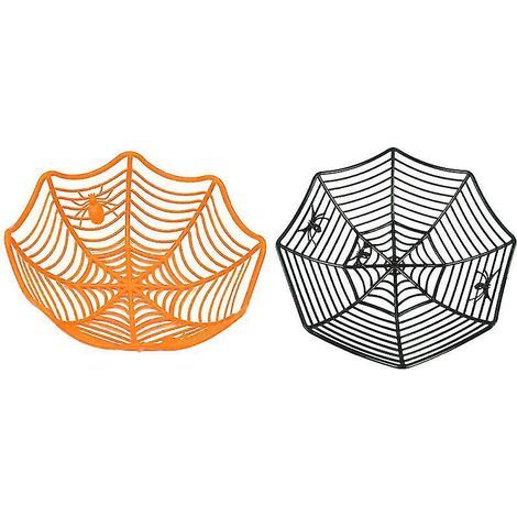Lot de 2 paniers de fruits pour décorations d'Halloween