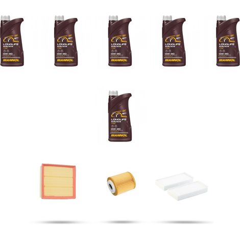Kit tagliando 3 FILTRI e 6L OLIO compatibile con Fiat Scudo III 1.5 Multijet 88kw dal 2022 (1/4)