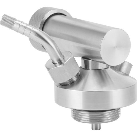 Bierzapfanlage aus Edelstahl, Zapfhahn mit Keg-Spike für Growler-Fässer, universeller Schnellanschluss für 2- bis 10-Liter-Fässer, robuster Zapfhahn (1/5)