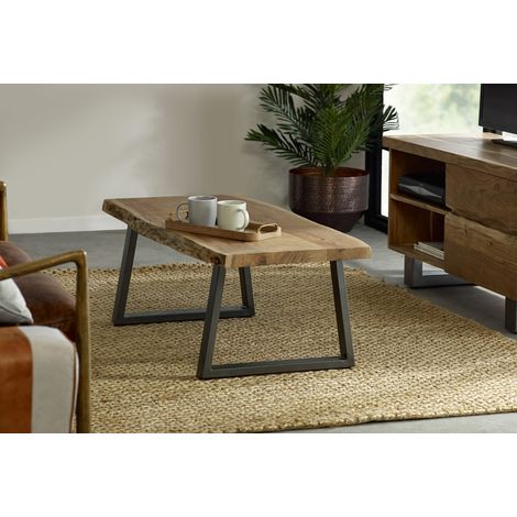 Natural Essential Live Edge Coffee Table (1/4)