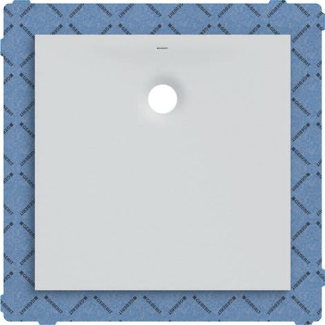 Geberit plato de ducha cuadrado Olona 80x80 cm, altura 4 cm, (1/5)
