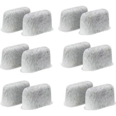 Lot de 12 filtres à eau de rechange au charbon actif pour toutes les machines à café, -RWF (1/5)