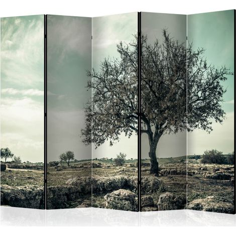 Paravent 5 Volets "Tree Vintage" 172x225cm (1/2)