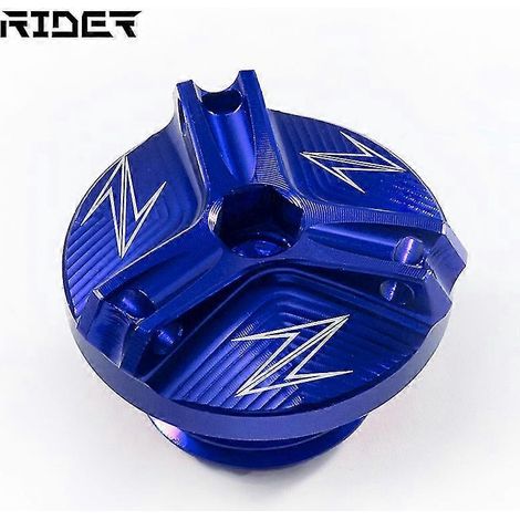 Couvercle de filtre à huile pour moto Kawasaki Z900 Z650 Z800 Z400 Z1000 Z1000r Z1000sx Z 900rs - Accessoires de protection M20  2,5 - Bleu (1/5)