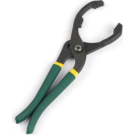 Pince à filtre à huile, clé à filtre à huile réglable de 24 cm, outil de dépose de filtre à huile, pour voitures, motos, de Ø 40 mm à Ø 150 mm (1/5)
