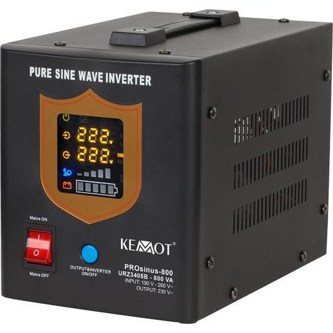 Kemot USV PROsinus-800 500W/800VA Schwarz (URZ3405B)