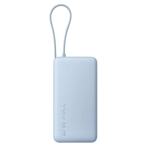 Xiaomi Power Bank 20000 mAh 67W with Integrated Type-C Cable Blue EU BHR08O8GL Ice Blue