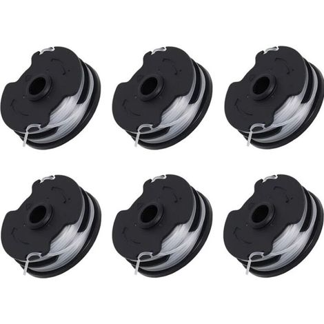 Lot de 6 bobines de rechange pour débroussailleuse sans fil Parkside PRTA 20-Li C3 IAN351753 (1/3)