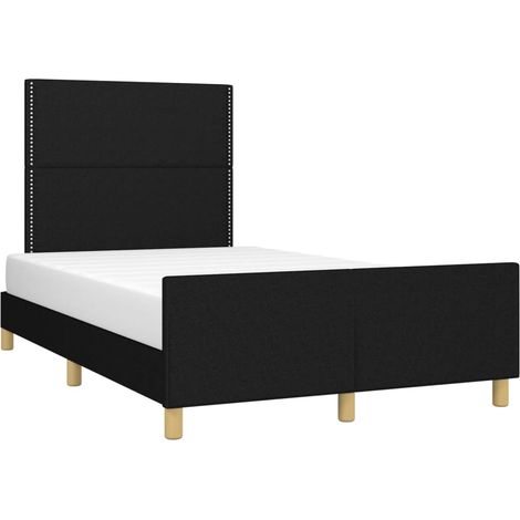Giroletto senza Materasso Nero 120x200 cm Tessuto vidaXL (1/4)