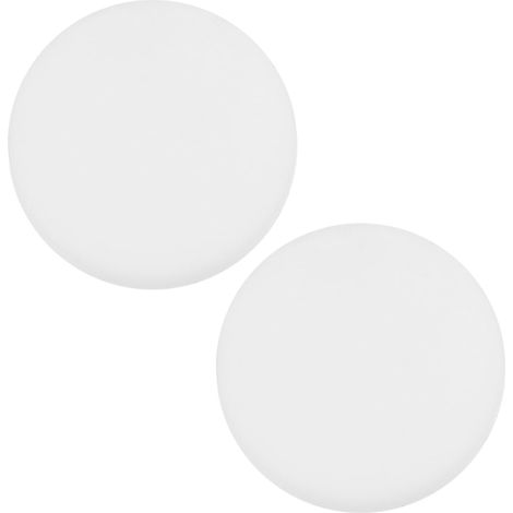 2 bouchons trop-plein, caoutchouc, anti-fuite, pour lavabo (1/5)