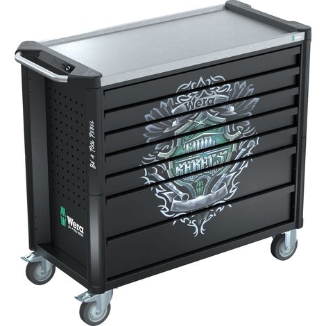 Wera 9801 Tool Rebel Werkstattwagen Stainless XXL, ohne Werkzeug, 1133 x 518 x 1020 mm (1/5)