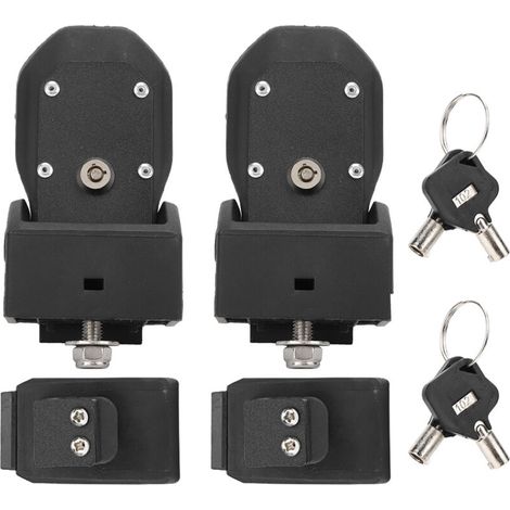 Car hood lock, loop pins, latch with key suitable for Jeep Wrangler JL 2018+ (1/5)