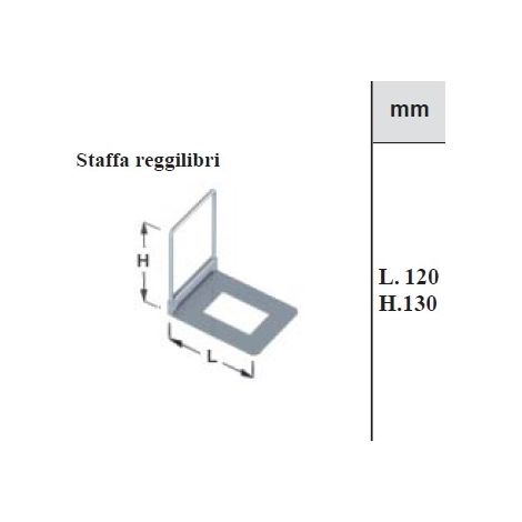 ELEMENT SYSTEM - 2 STAFFE REGGILIBRI REGOLABILI NERE