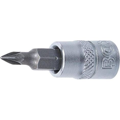 Douille à Embouts 6,3 mm (1/4) Cruciforme PZ0 - Précision et Compatibilité, Acier - D-Work (1/5)