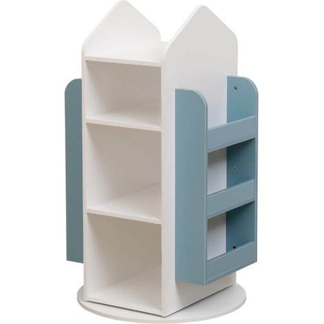 HOME DELUXE - Scaffale girevole per bambini JUNA - 60 x 60 cm  Colore: blu