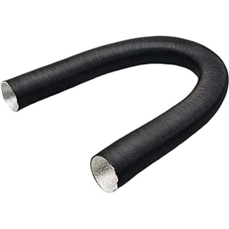 Conduit de Chauffage en Feuille 60mm de Diamètre Tuyau d'Admission d'Air Extensible en Aluminium, Pour Chauffage Auxiliaire Ignifuge Antichoc Tuyau Flexible Pour Chauffages à Air Diesel (1/4)