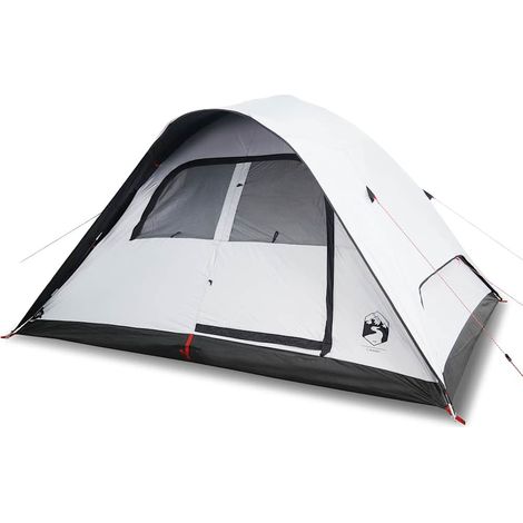 vidaXL Tienda familiar iglú 6 personas tela opaca impermeable blanca (1/2)