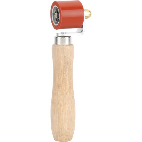Rouleau à main en silicone 1.1 pouce, roulement 2 voies, outil de soudure résistant à 260°C (Rouge)