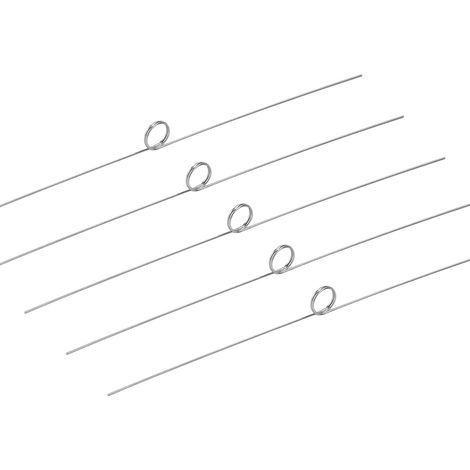 10 x Stainless Steel Torsion Springs Wire Diameter 0.4 mm Inner Diameter 4 mm Arm Length 40 mm Angle 180° 2 Turns Right Rotation 0.4 x 4 x 40 mm (1/5)
