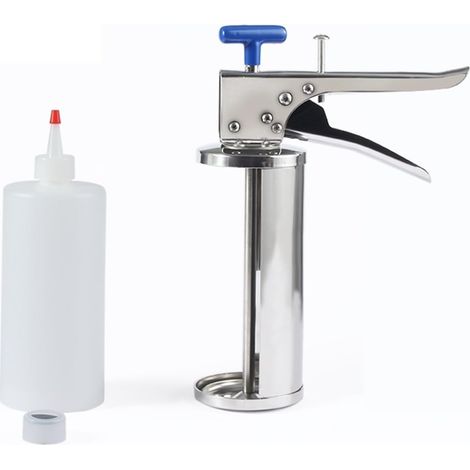 Pistolet à Sauce for hamburgers en acier inoxydable, distributeur de vinaigrette, bouteille de remplissage de confiture for hamburgers, presse-agrumes, équipement de magasin, 10g 20g (1/5)