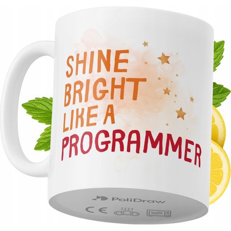 Taza divertida para programador. Taza de café/té con diseño gráfico y texto humorístico. Taza ideal para cumpleaños, santos y días festivos. Taza premium para ocasiones especiales en casa, la oficina  (1/5)