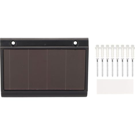 Applique murale solaire SL-716 LED lumière chaude étanche IP67 pour extérieur jardin terrasse escalier autonomie 12h design moderne (1/5)