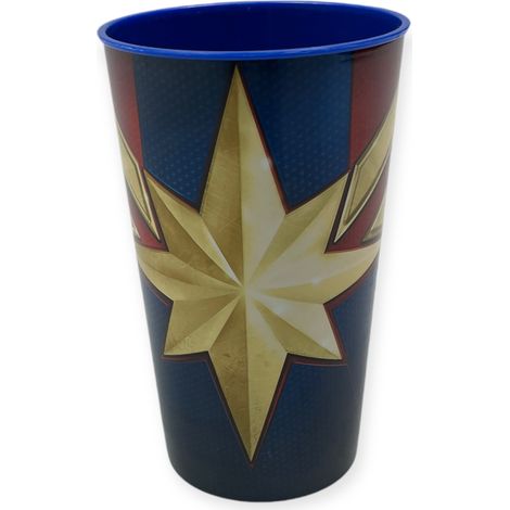 CAPITÁN MARVEL Vaso de plástico para beber 500 ml (1/2)