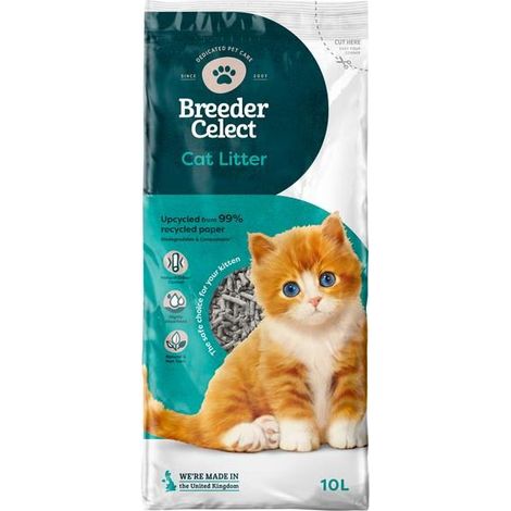 Breeder Celect Paper Cat Litter 10L - 11376 (1/2)